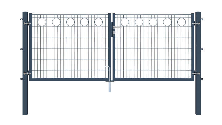 Gartentor Ring 2-flügelig